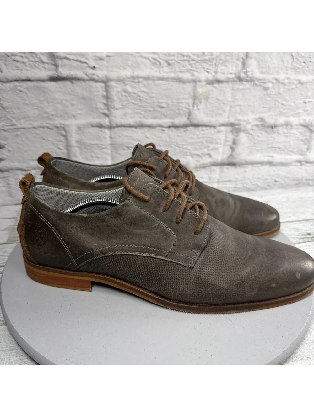 Bull Boxer Dress Casual Oxford Leather Shoes Men’s Sz 10 Brown Handmade Portugal